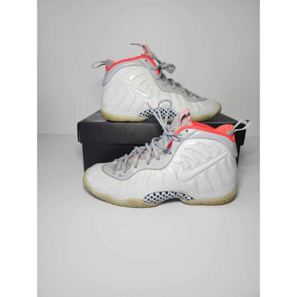 Nike Little Posite Pro Pure Platinum 7Y Athletic Sneaker Streetwear With Box